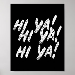 Póster ¡Hola Ya! Regalo De Artes Marciales Karate Para Ni