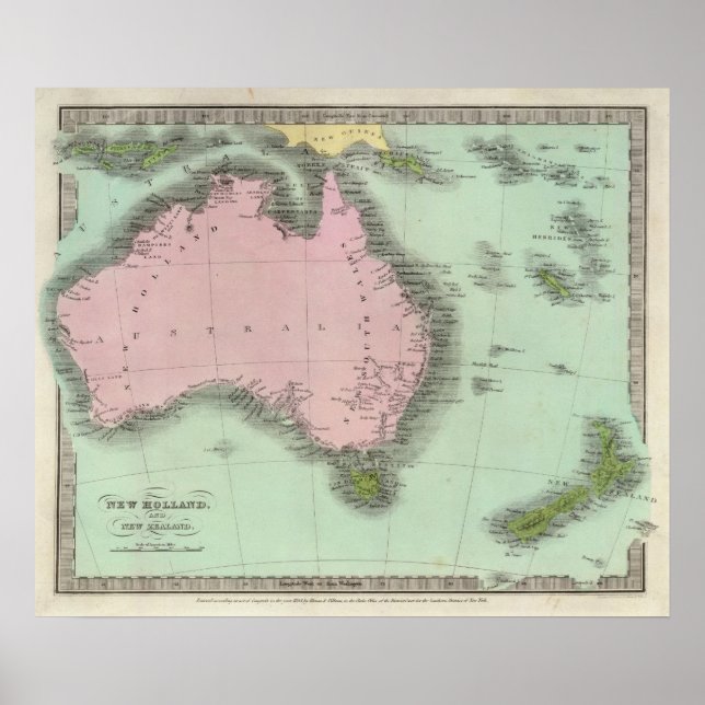 Póster Holanda Nueva Zelanda (Frente)