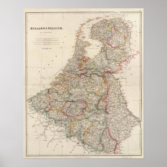 Póster Holanda y Bélgica (Frente)