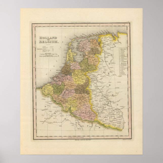 Póster Holanda Y Bélgica 2 (Frente)