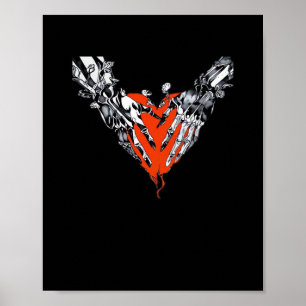 Póster Holding Heart Classic