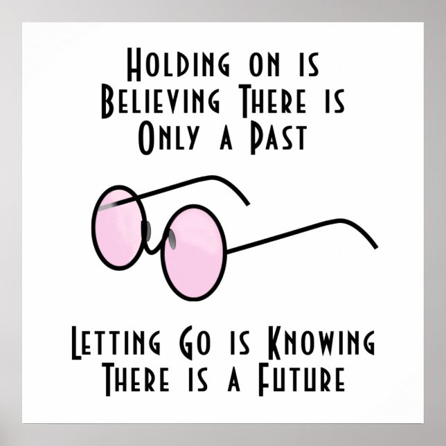 Póster Holding on is Believing There is Only a Past (Frente)