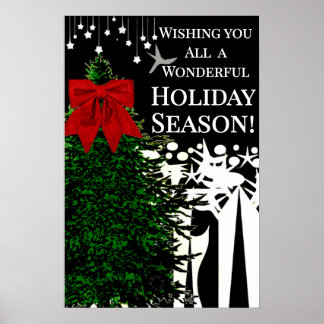 PÓSTER HOLIDAY FOAM BOARD