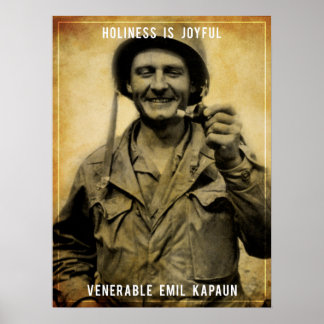 Póster Holiness - Venerable Emil Kapaun
