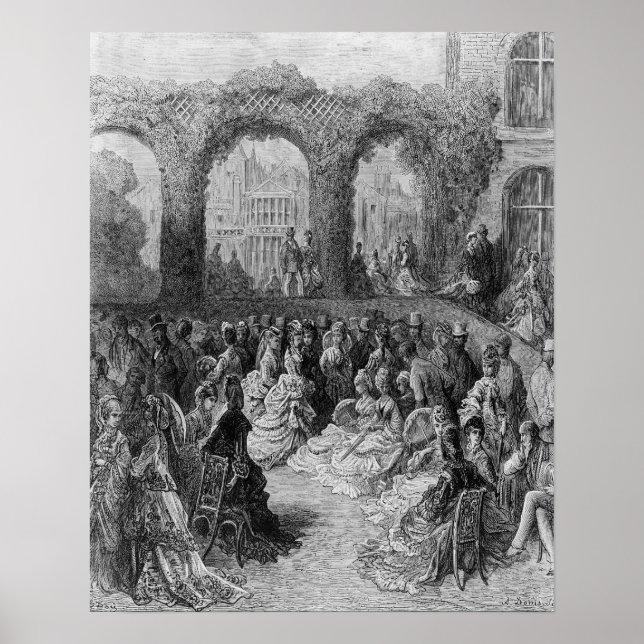 Póster Holland House - Un Fiesta de jardín (Frente)