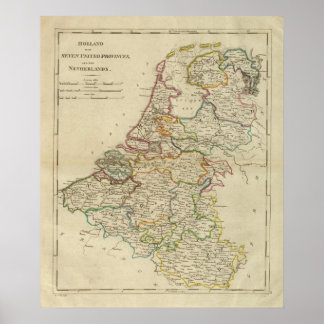 Póster Holland Or The Seven United Provinces
