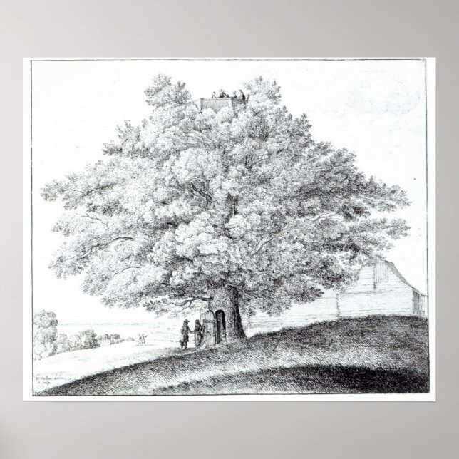 Póster Hollow Tree at Hampstead, 1663 (Frente)