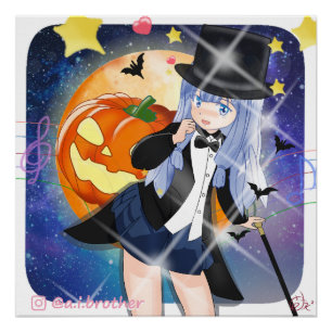 Póster Holloween Viola