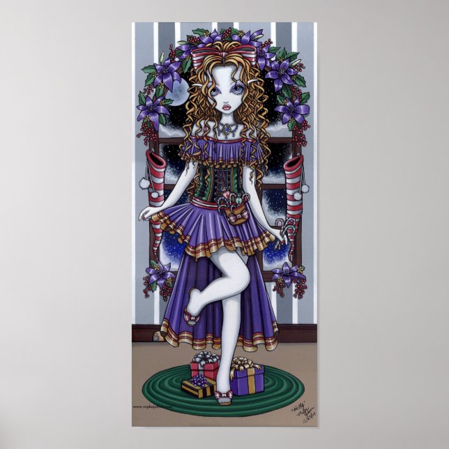 Póster "Holly" Christmas Party Fairy Poster (Frente)