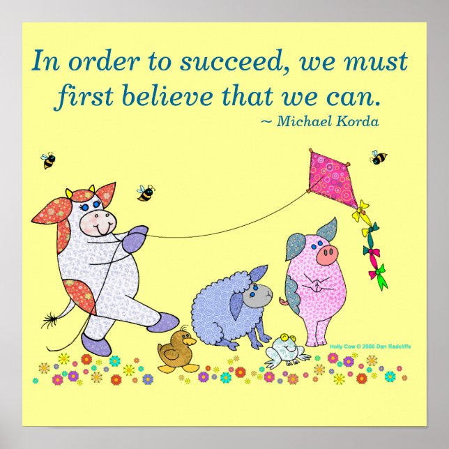 Póster Holly Cow, "Créate En Ti" (Frente)