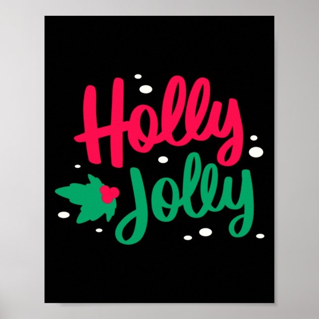 Póster Holly Jolly Christmas  (Frente)