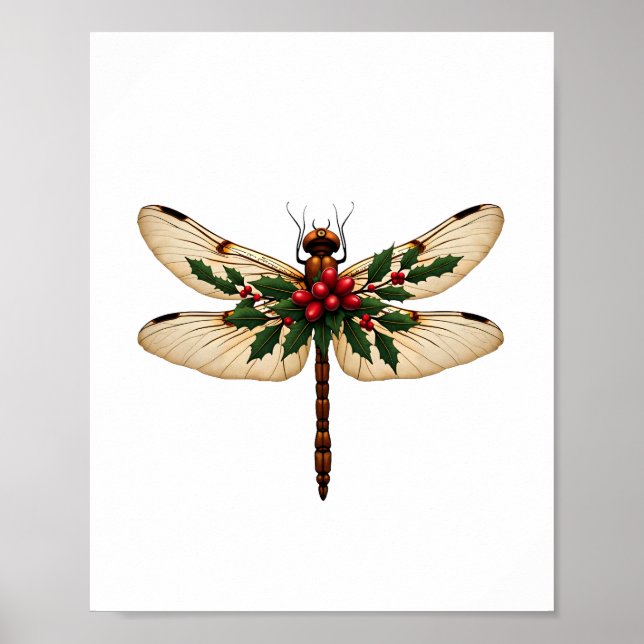 Póster Holly Winged Dragonfly (Frente)
