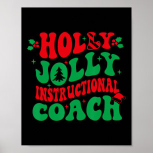 Póster Holly Xmas Jolly Navidades de entrenadores
