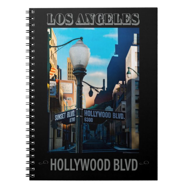 Poster Hollywood Blvd. Cuaderno (Frente)