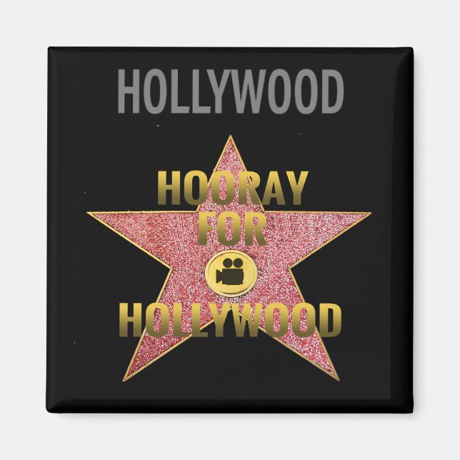 Poster Hollywood Blvd. Imán (Frente)