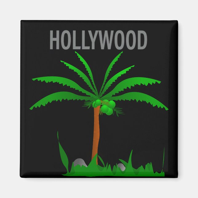 Poster Hollywood Blvd. Imán (Frente)