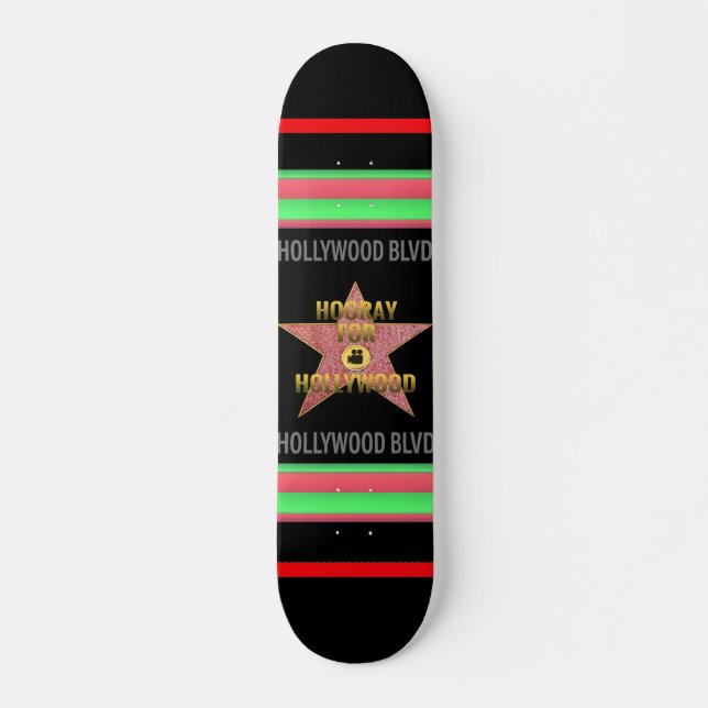 Poster Hollywood Blvd. Patineta (Anverso )