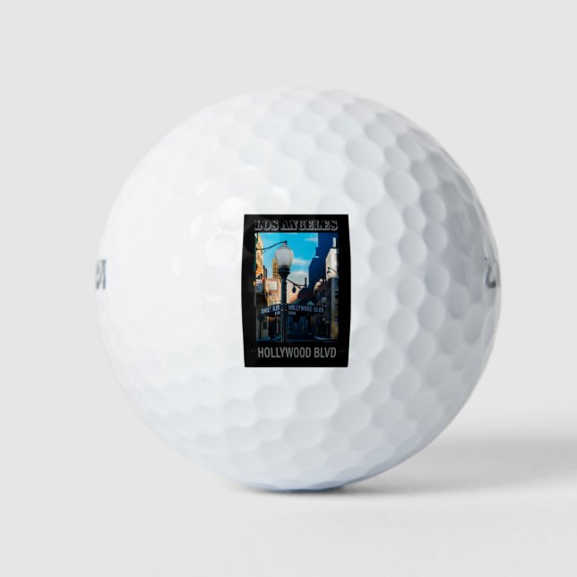 Poster Hollywood Blvd. pelota de golf (Anverso)
