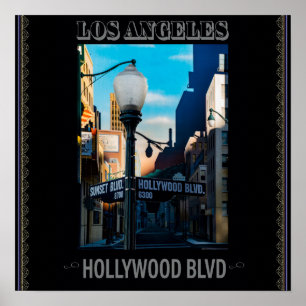 Poster Hollywood Blvd. Póster