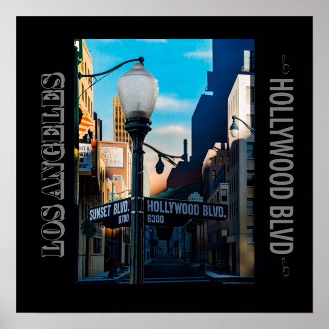Poster Hollywood Blvd. Póster (Frente)