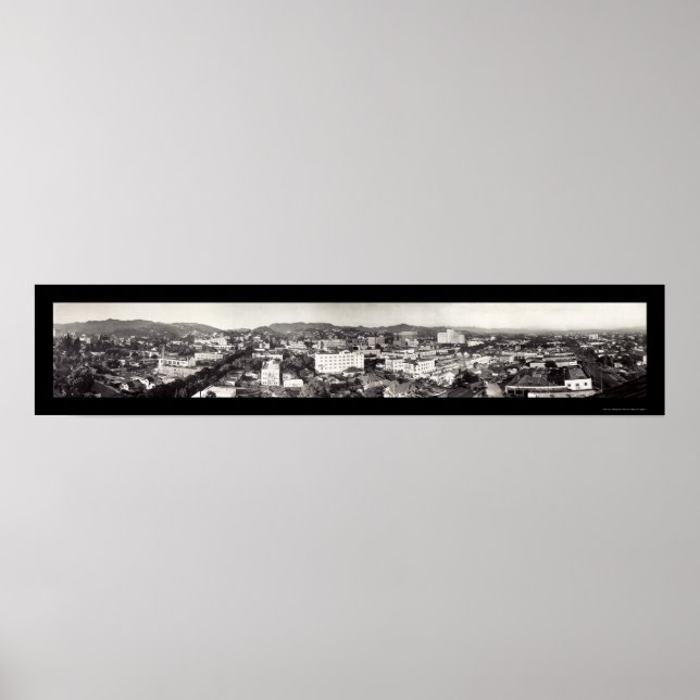 Póster Hollywood, CA Foto 1929 (Frente)