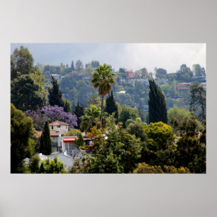 Póster Hollywood Hills, California