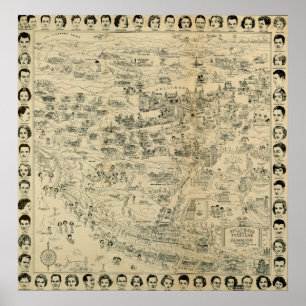 Póster Hollywood Starland 1937