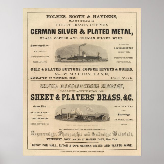 Póster Holmes, Booth and Haydens (Frente)