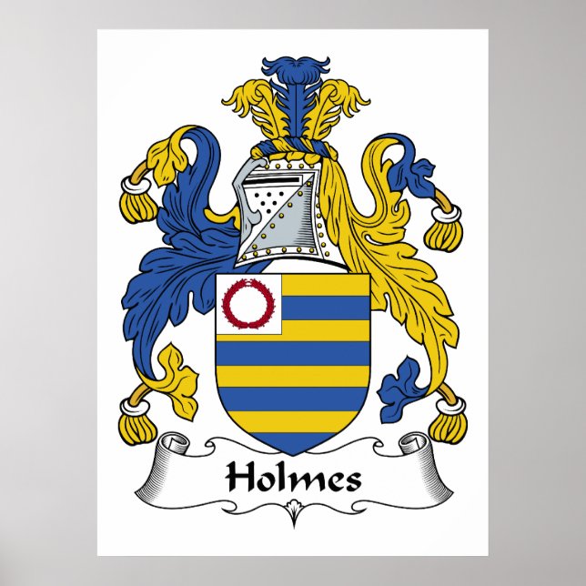 Póster Holmes Family Crest (Frente)