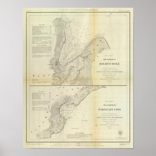 Póster Holmes' Hole, Tarpaulin Cove (Frente)