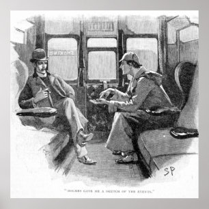 Póster Holmes Me Dio Un Esbozo De Los Acontecimientos