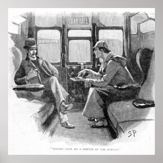 Póster Holmes Me Dio Un Esbozo De Los Eventos