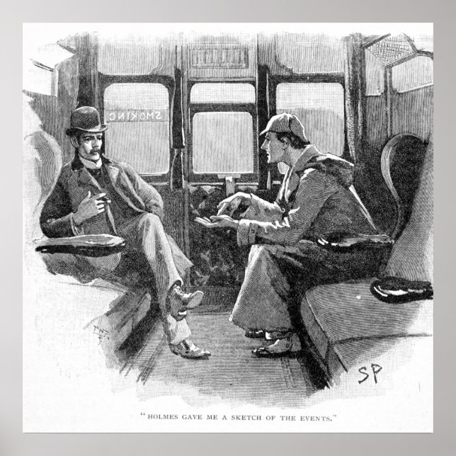 Póster Holmes Me Dio Un Esbozo De Los Eventos (Frente)