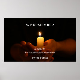 Póster Holocaust Remembrance Day
