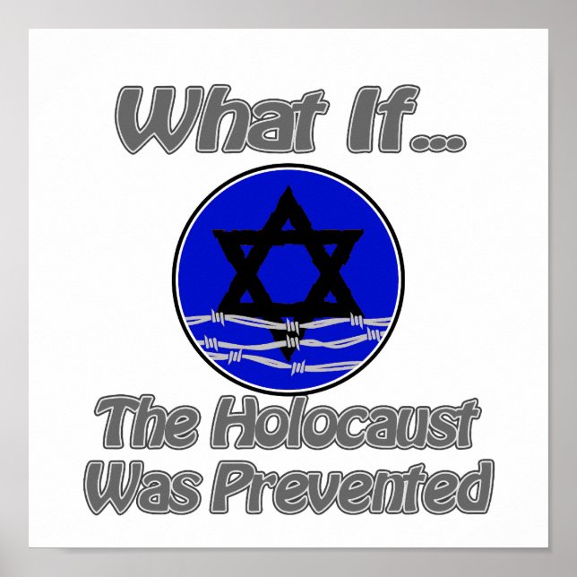 Póster Holocaust was prevented (Frente)
