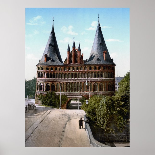 Póster Holstentor de Luebeck (Frente)
