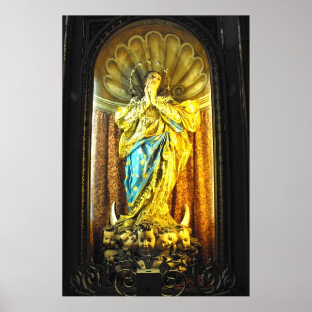 Póster Holy Mother Mary, St John's co cathedral (Frente)