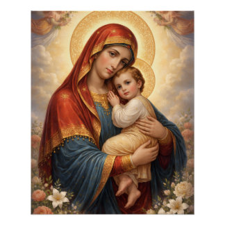Póster Holy Mother of God – Divine Love & Protection´11