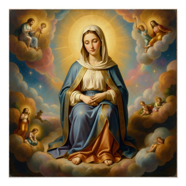 Póster Holy Mother of God – Divine Love & Protection´7 (Anverso)