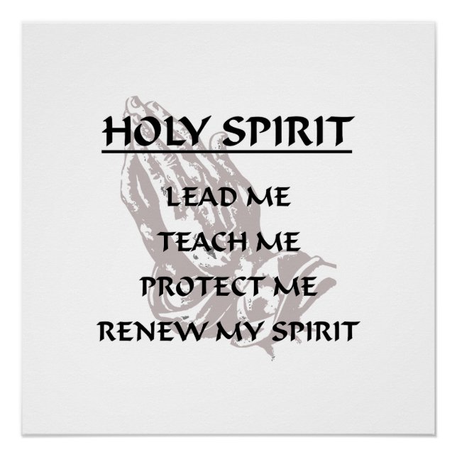 PÓSTER HOLY SPIRIT (Anverso)