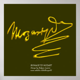 PÓSTER HOMAGE TO MOZART