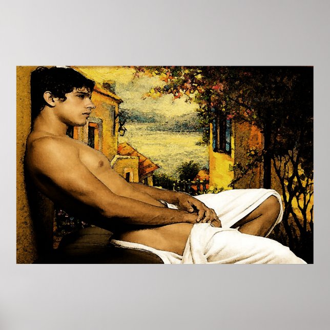 Póster hombre, (Frente)