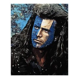 Póster Hombre Braveheart