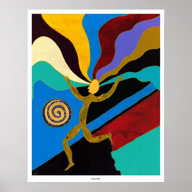 Póster Hombre caos - Imprimir (Frente)