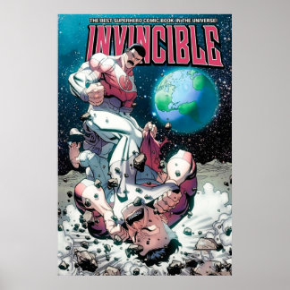 Póster hombre cómico invencible