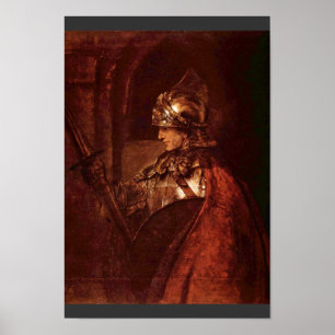 Póster Hombre Con Brazos (Alejandro El Grande) De Rembran