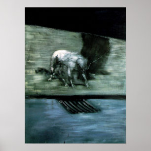 Póster Hombre con perro