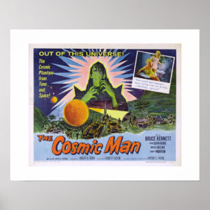 Póster Hombre cósmico