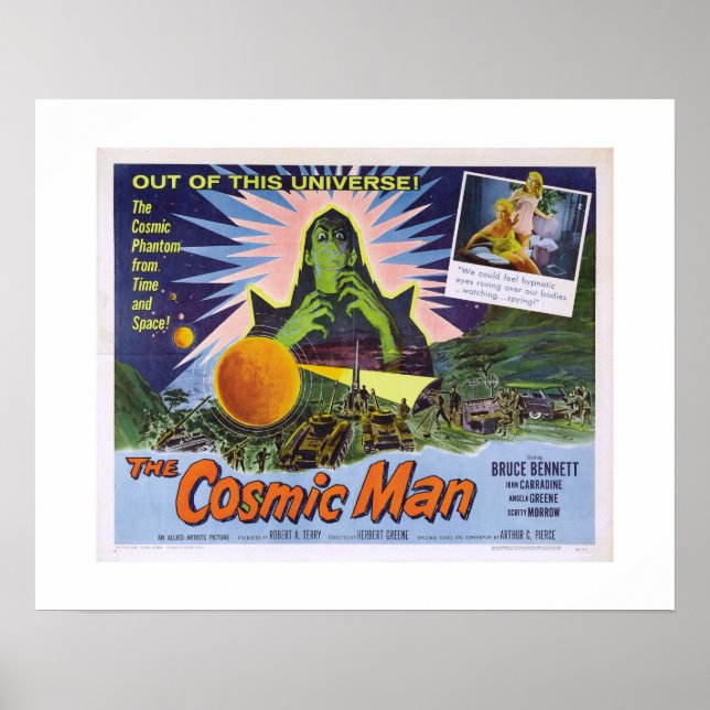 Póster Hombre cósmico (Frente)