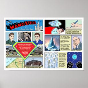 Póster Hombre de acero Poster Eerie Lake Erie Merch ofici
